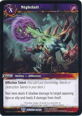 Nightfall - 61/240 - Rare WoW: War of the Ancients