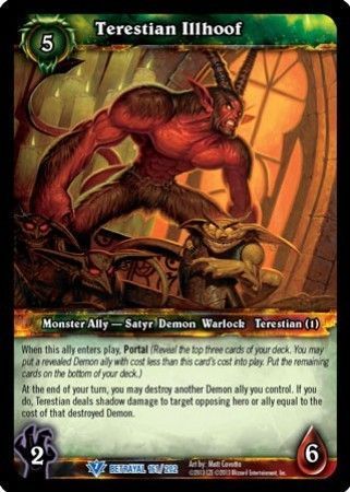 Terestian Illhoof - 161/202 - Rare WoW: Betrayal of the Guardian