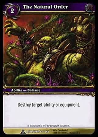 The Natural Order - 43/264 - Common foild WoW: Servants of the Betrayer