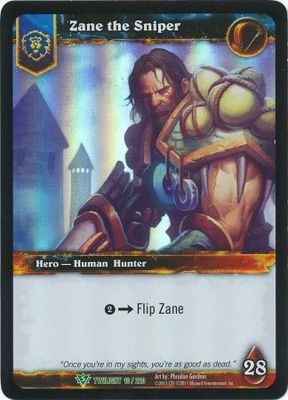 Zane the Sniper - 10/220 - Epic Box Foil World of Warcraft Promo Singles