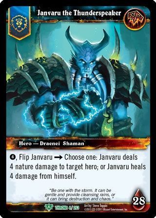 Janvaru the Thunderspeaker - 4/263 - Uncommon WoW: Throne of the Tides