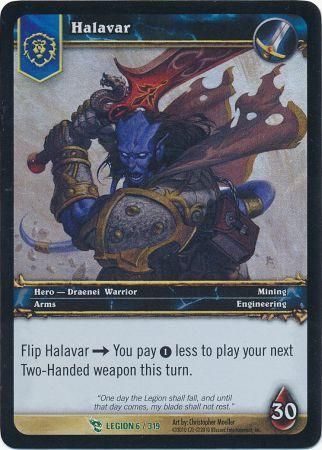 Halavar - Legion 6/319 - Uncommon foild WoW: Archives