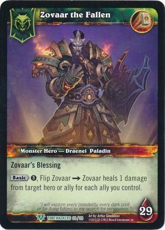 Zovaar the Fallen - Timewalkers 30/30 - Uncommon [2012] (AG Art) WoW: War of the Ancients