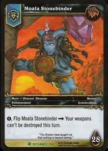 Moala Stonebinder - 5/246 - Uncommon WoW: Fires of Outland