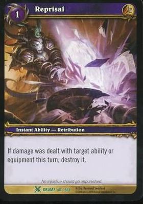 Reprisal - 48/268 - Uncommon WoW: Drums of War