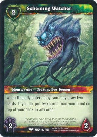 Scheming Watcher - 152/197 - Common WOW: Reign of Fire