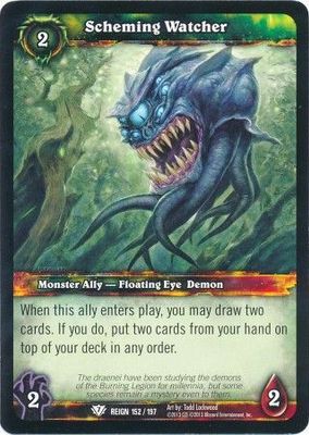 Scheming Watcher - 152/197 - Common WOW: Reign of Fire