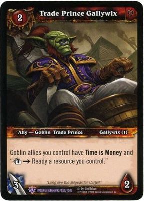 Trade Prince Gallywix - 195/270 - Epic Rare WoW: Worldbreaker