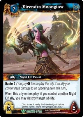 Virendra Moonglow - 87/202 - Uncommon WoW: Betrayal of the Guardian