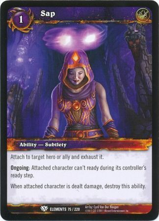 Sap - 75/220 - Common WoW: War of Elements