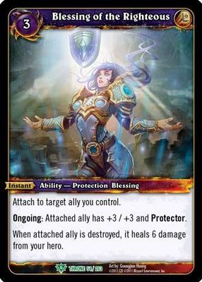 Blessing of the Righteous - 54/263 - Uncommon WoW: Throne of the Tides