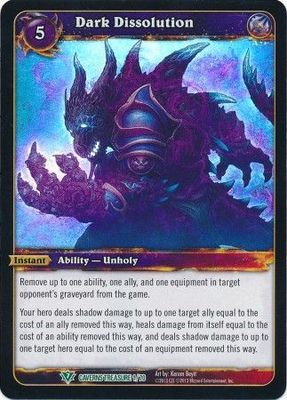 Dark Dissolution - Caverns Treasure 1/70 - Foil Uncommon WoW: Caverns of Time Treasure Pack Singles