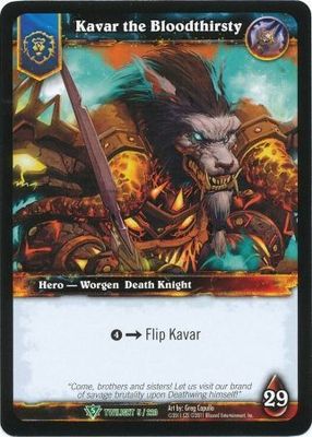 Kavar the Bloodthirsty - 5/220 - Uncommon WoW: Twilight of the Dragons