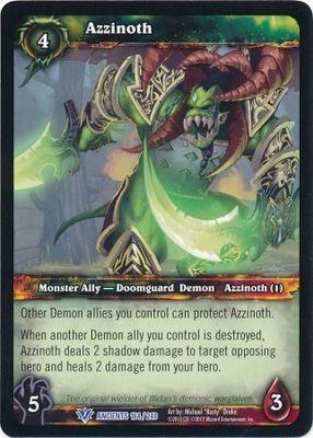 Azzinoth - 164/240 - Rare WoW: War of the Ancients