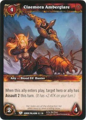 Claemora Amberglare - Horde Paladin 12/30 - Common WoW: Horde Blood Elf Paladin