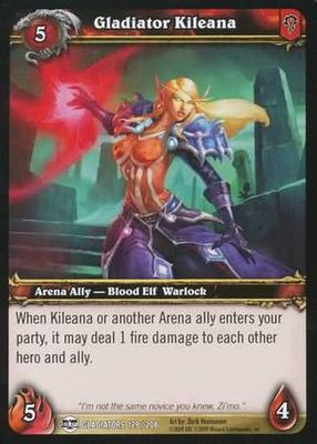 Gladiator Kileana - 129/208 - Common WoW: Blood of Gladiators