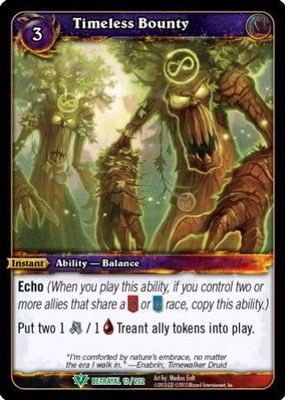 Timeless Bounty - 13/202 - Uncommon WoW: Betrayal of the Guardian