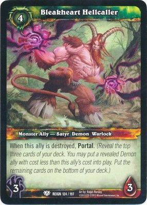 Bleakheart Hellcaller - 124/197 - Common WOW: Reign of Fire