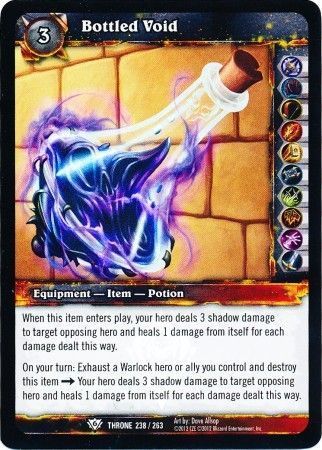 Bottled Void - Throne 238/263 - Foil Promo World of Warcraft Promo Singles