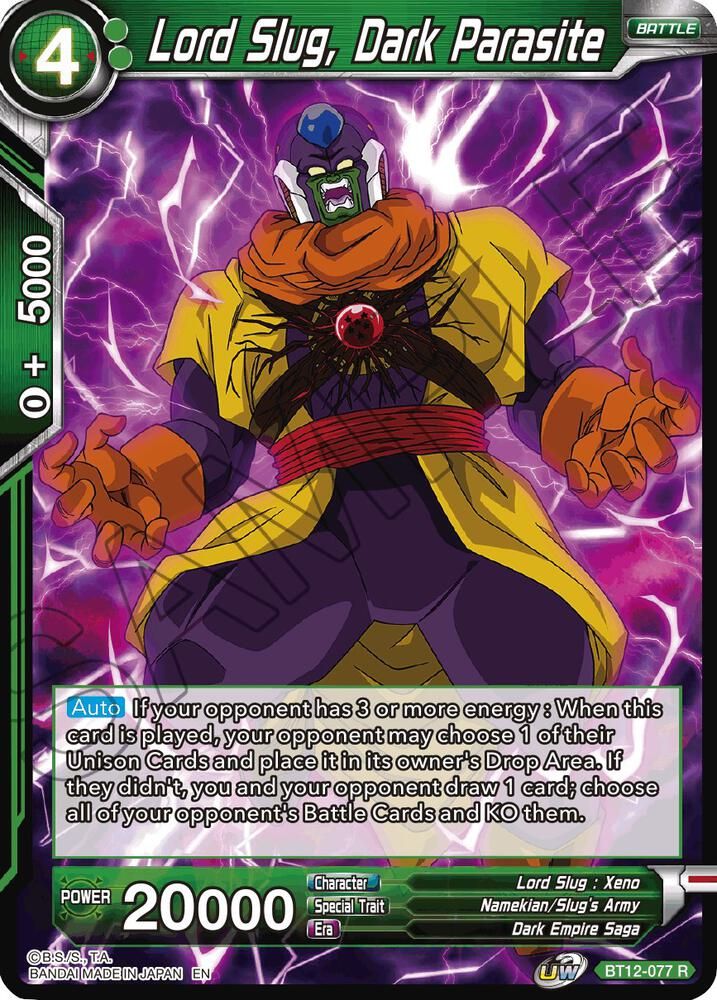 Lord Slug, Dark Parasite - Vicious Rejuvenation (DBS-B12) Vicious Rejuvenation