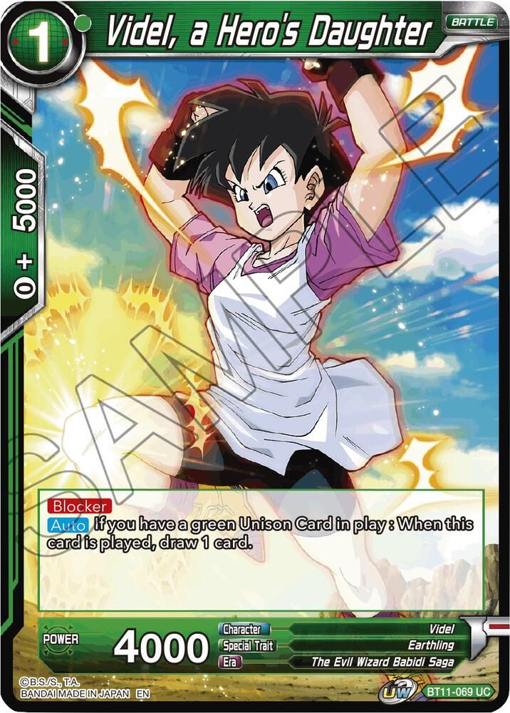 Videl, a Hero&#39;s Daughter - Vermilion Bloodline (DBS-B11) Vermilion Bloodline