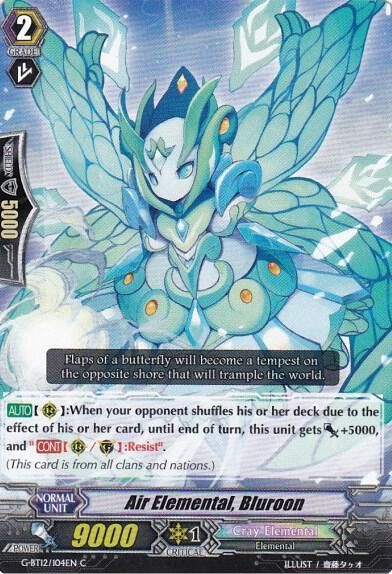Air Elemental, Bluroon - G-BT12: Dragon King&#39;s Awakening (G-BT12) G-BT12: Dragon King&#39;s Awakening