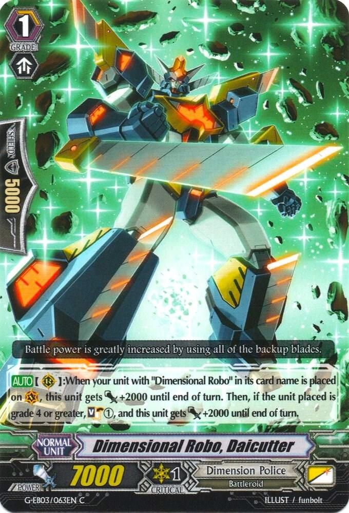 Dimensional Robo, Daicutter - G-EB03: The GALAXY STAR GATE (G-EB03) G-EB03: The GALAXY STAR GATE