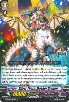 Silver Thorn, Masher Dragon - G-CHB03: Rummy Labyrinth Under the Moonlight (G-CHB03) G-CHB03: Rummy Labyrinth Under the Moonlight