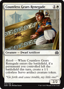 Countless Gears Renegade 013/184 - Aether Revolt Singles