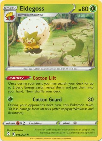 Eldegoss - 016/203 - Rare Theme Deck Exclusive Pokemon Theme Deck Exclusives (Español)