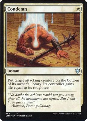 Condemn 369 Commander Legends Commander Deck Singles