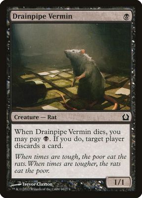 Drainpipe Vermin 66/274 - Return to Ravnica (RTR) (Español)