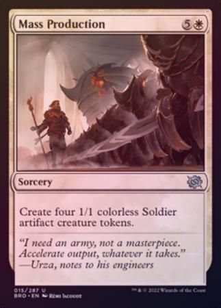 Mass Production 15/287 - Foil The Brothers&#39; War Foil Singles