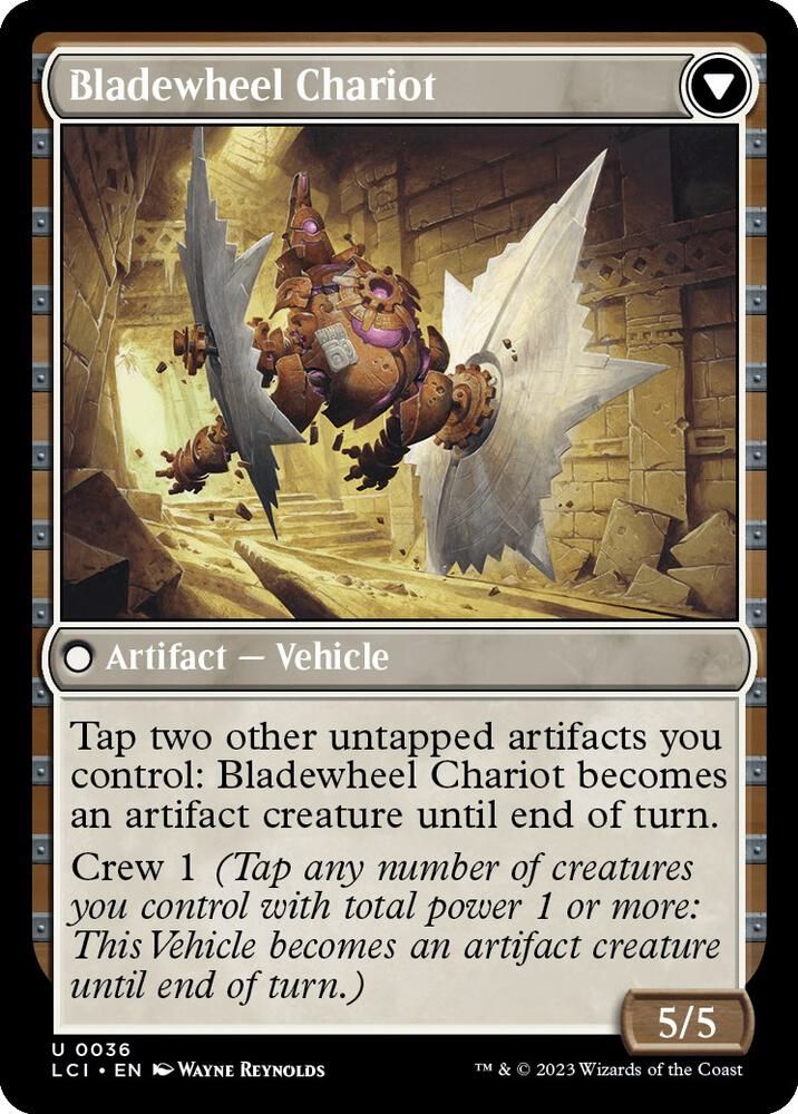 Spring-Loaded Sawblades - The Lost Caverns of Ixalan (LCI) The Lost Caverns of Ixalan (Español)