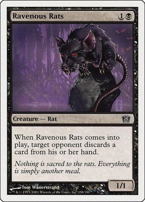 Ravenous Rats 158/350 - 8th Edition (8ED) (Español)