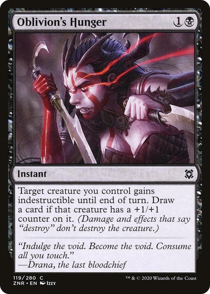 Oblivion&#39;s Hunger 119/280 - Zendikar Rising (ZNR)