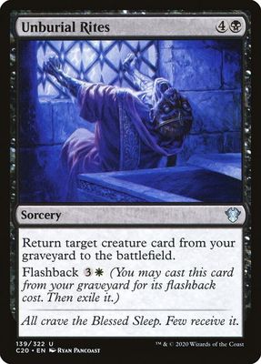 Unburial Rites 139/322 - Commander 2020 (C20)