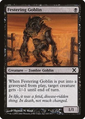 Festering Goblin 143/383 - 10th Edition (10E)