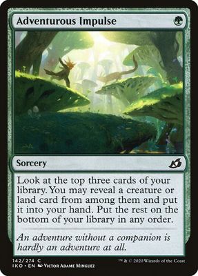 Adventurous Impulse 142/274 - Ikoria: Lair of Behemoths (IKO)