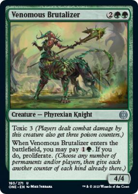Venomous Brutalizer 193/271 - Phyrexia: All Will Be One (ONE)
