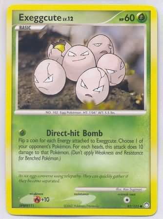 Exeggcute - 82/123 - Common Diamond &amp; Pearl: Mysterious Treasures Singles