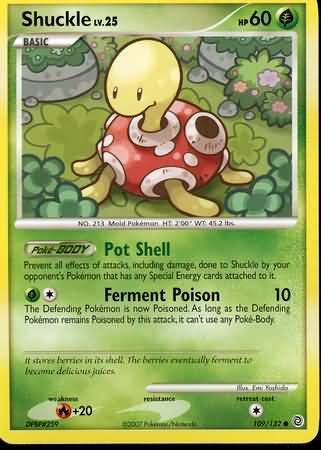 Shuckle - 109/132 - Common Diamond &amp; Pearl: Secret Wonders Singles