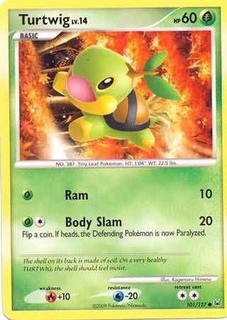Turtwig - 101/127 - Common Platinum (Base Set) Singles