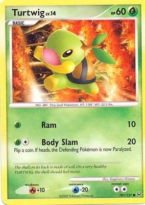 Turtwig - 101/127 - Common Platinum (Base Set) Singles
