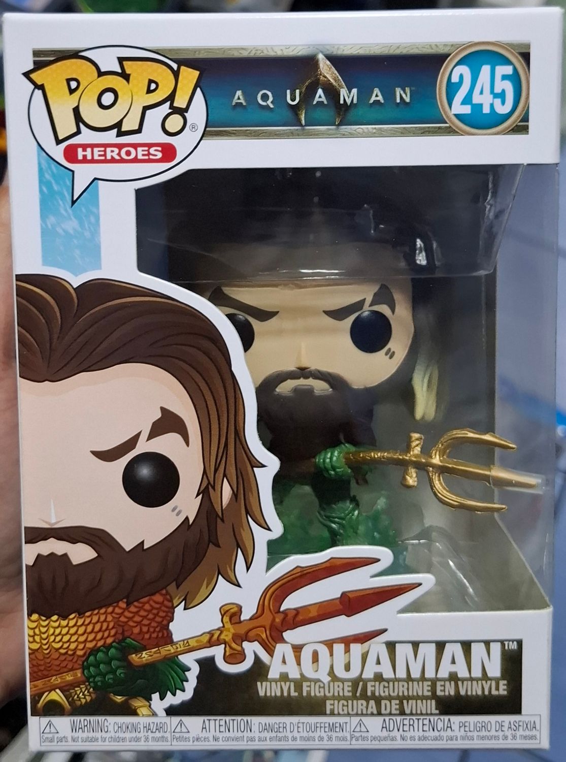 SJ Aquaman Figura Funko Pop DC Comics