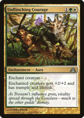Unflinching Courage 111/156 - Dragon&#39;s Maze (DGM)