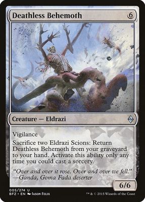 Deathless Behemoth 005/274 - Battle for Zendikar (BFZ)