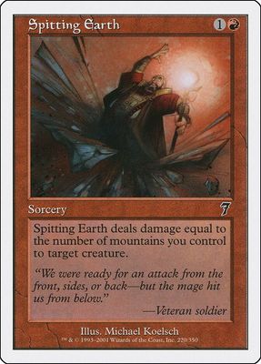 Spitting Earth 220/350 - 7th Edition (7ED)