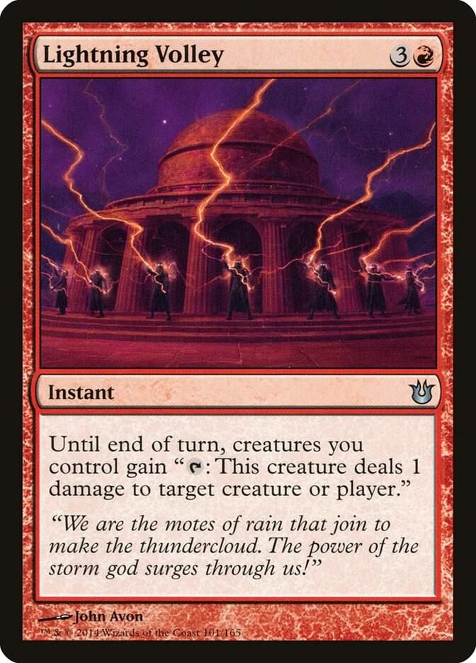 Lightning Volley 101/165 - Born of the Gods (BNG)