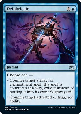 Defabricate 045/287 - The Brothers&#39; War (BRO)